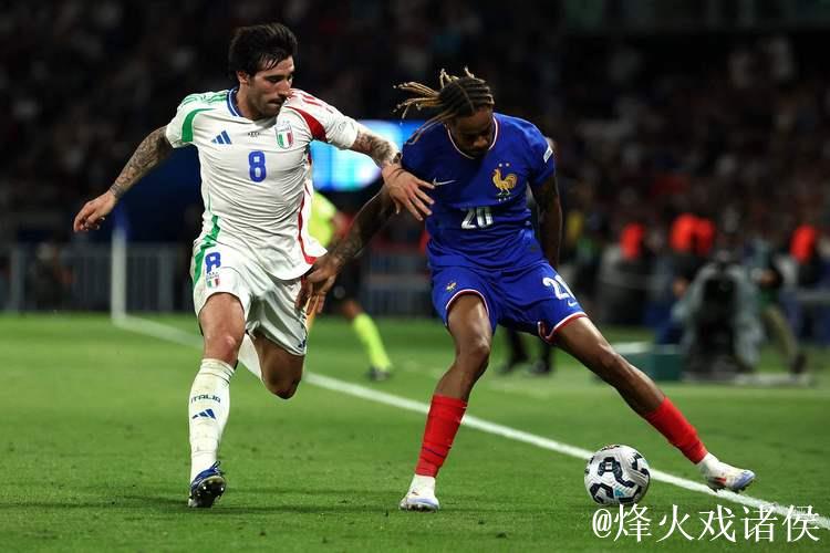 欧国联：巴尔科拉快速进球，迪马尔科建功，意大利3-1战胜法国
